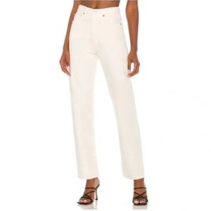 AGOLDE '90s Pinch Waist Straight Leg Jeans in Drum Size US 28